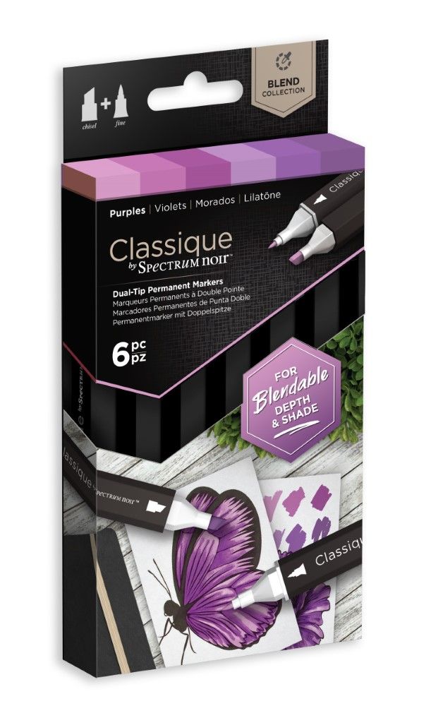 Spectrum Noir Classique 6PC - Purples