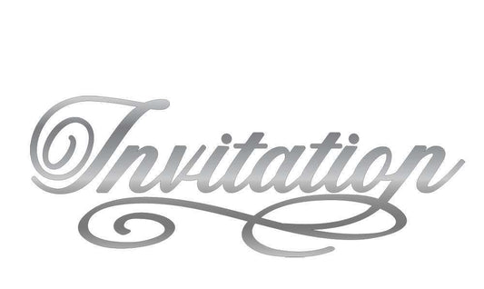 Gemini - Foil Stamp Word Die - Invitation