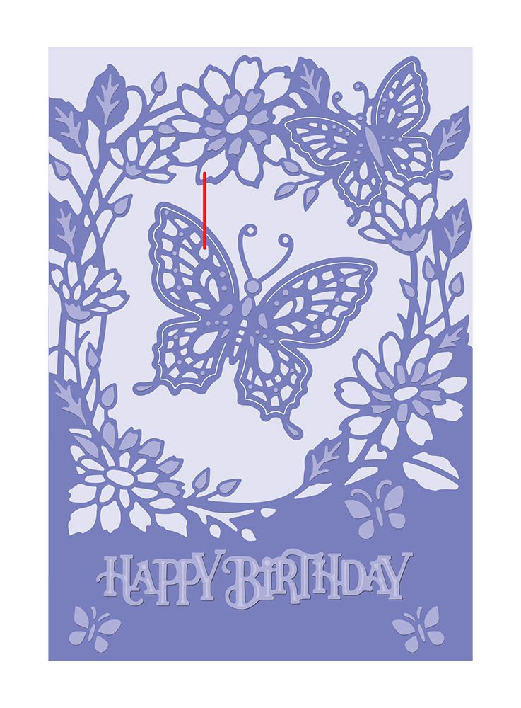 Gemini - Create a Card - Butterfly Wishes