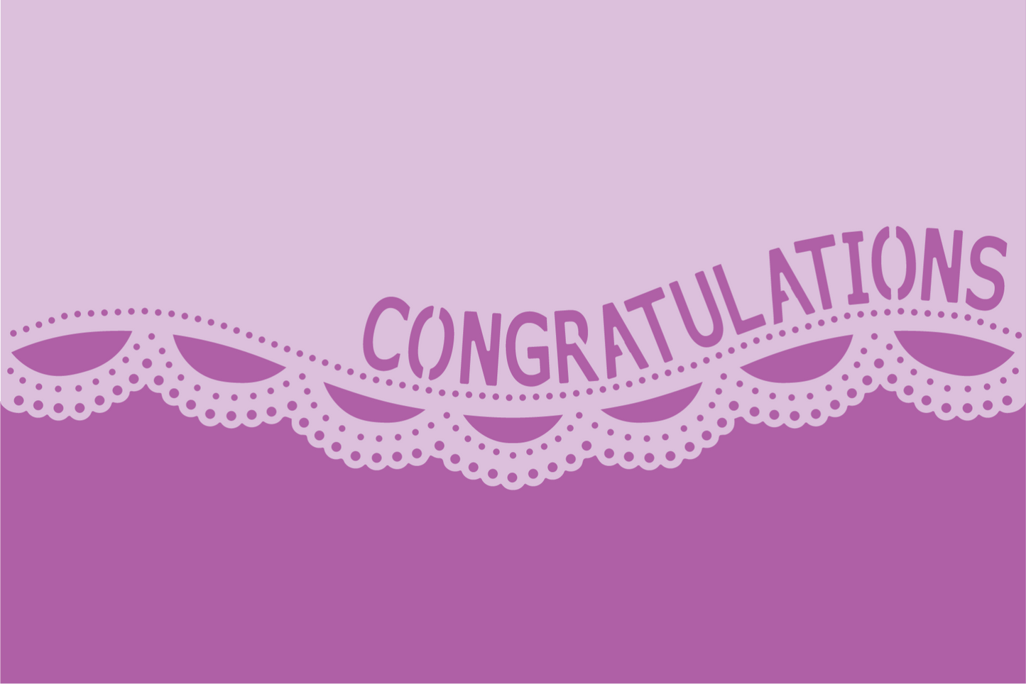 Gemini Die Edgeables - Congratulations