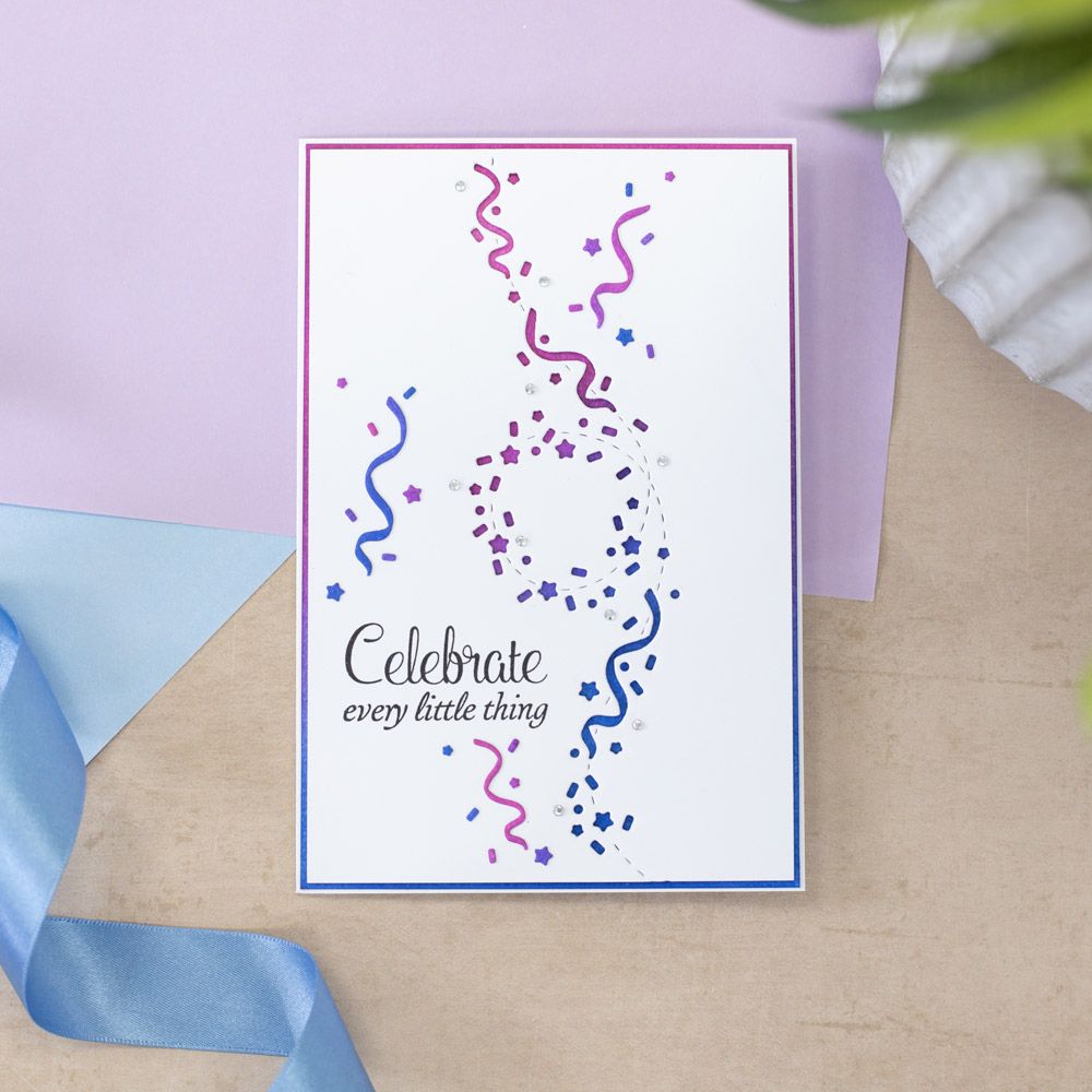 Gemini Confetti Border Elements Die - Confetti Sprinkles