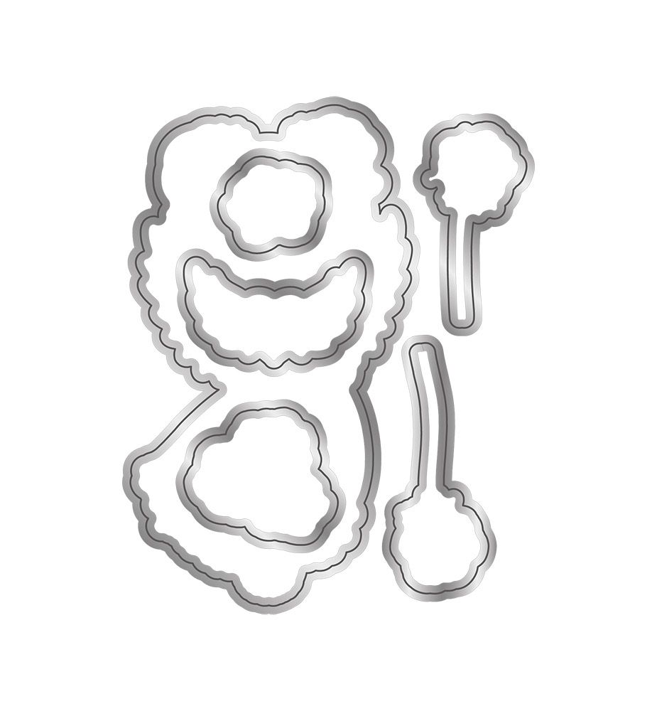Conie Fong Angel Inspiration Stamp & Die - Angel Wishes