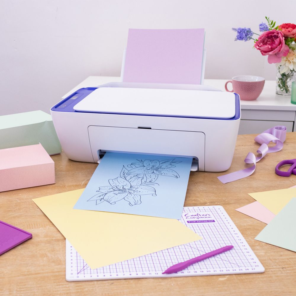 Crafters Companion Centura Pearl Single Colour A4 10 Sheet Pack - Lavender