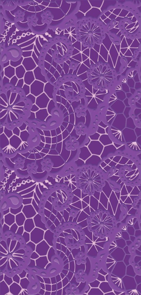 3D Embossing Folder 5.75" x 2.75" - Decorative Lace