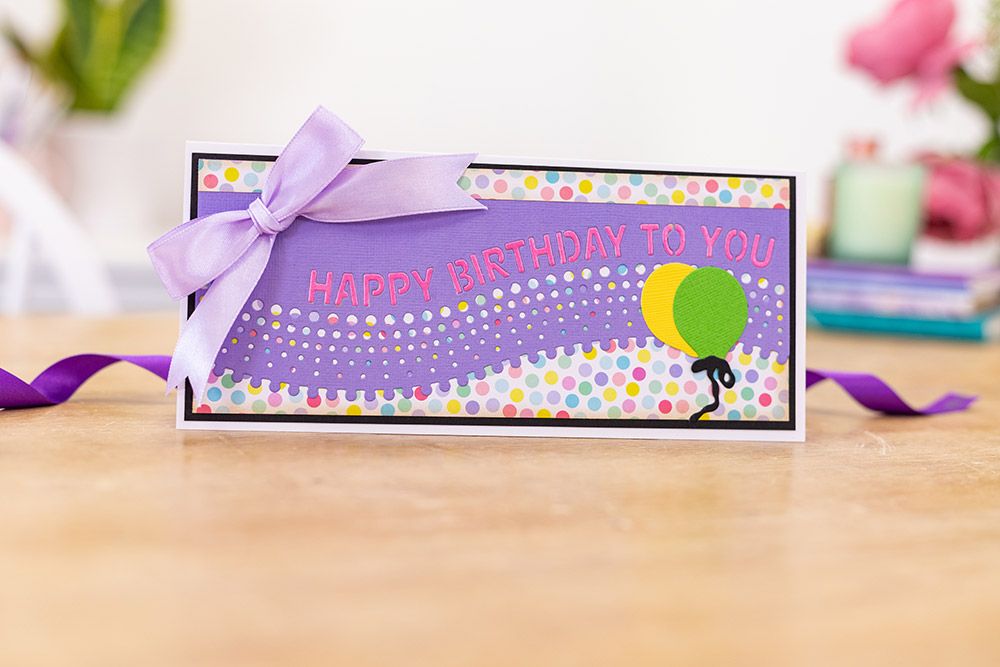 Gemini Die - Edgeables - Happy Birthday to You