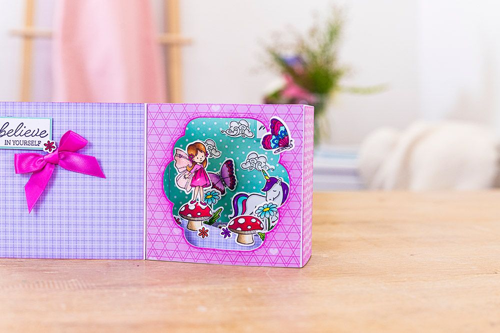 Gemini - Stamp & Die - Box Filled With Glitter