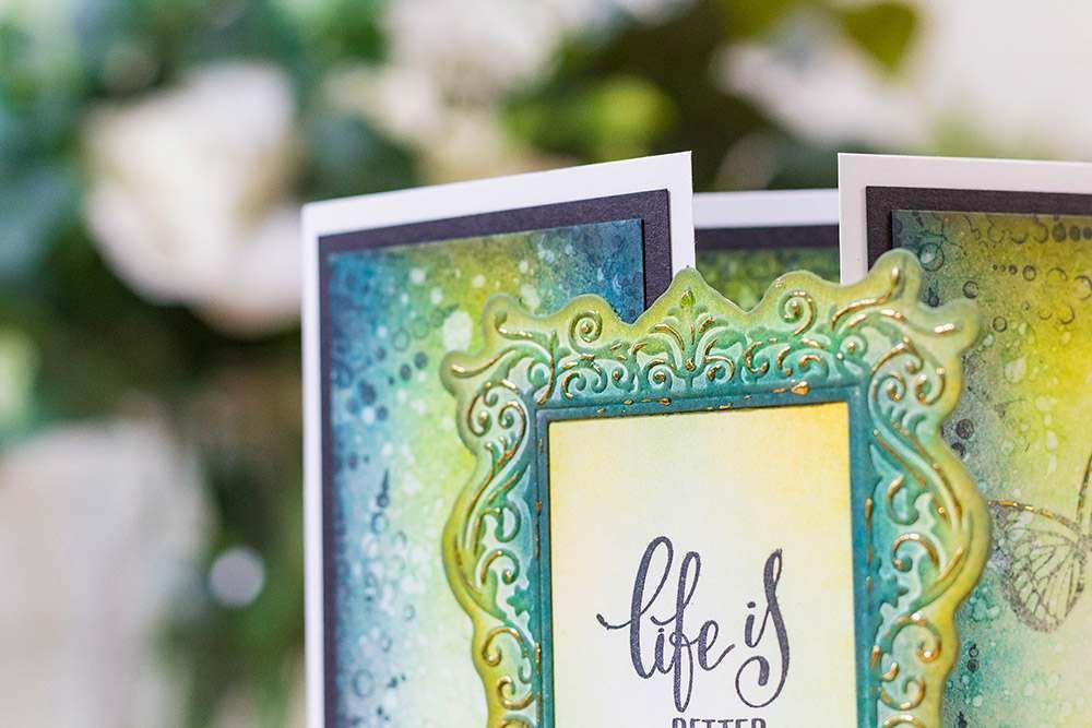 Gemini Shaped Cut and Emboss Folder - Lyon Frame