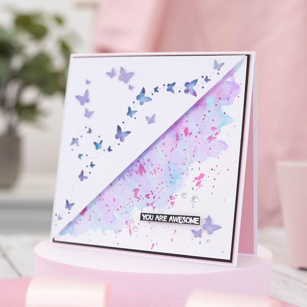 Gemini Confetti Border Elements Die - Dancing Butterflies