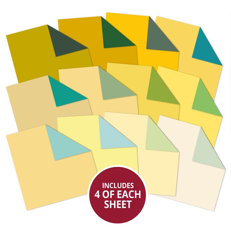 Duo Colour Paper Pad - Yellows & Greens