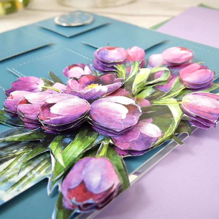 Beautiful Blooms Decoupage Book