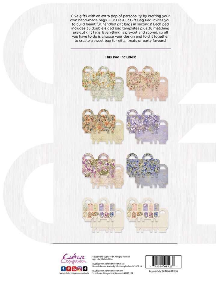 Crafter’s Companion - Vintage Summer Paper Pad - 12" x 8" pad