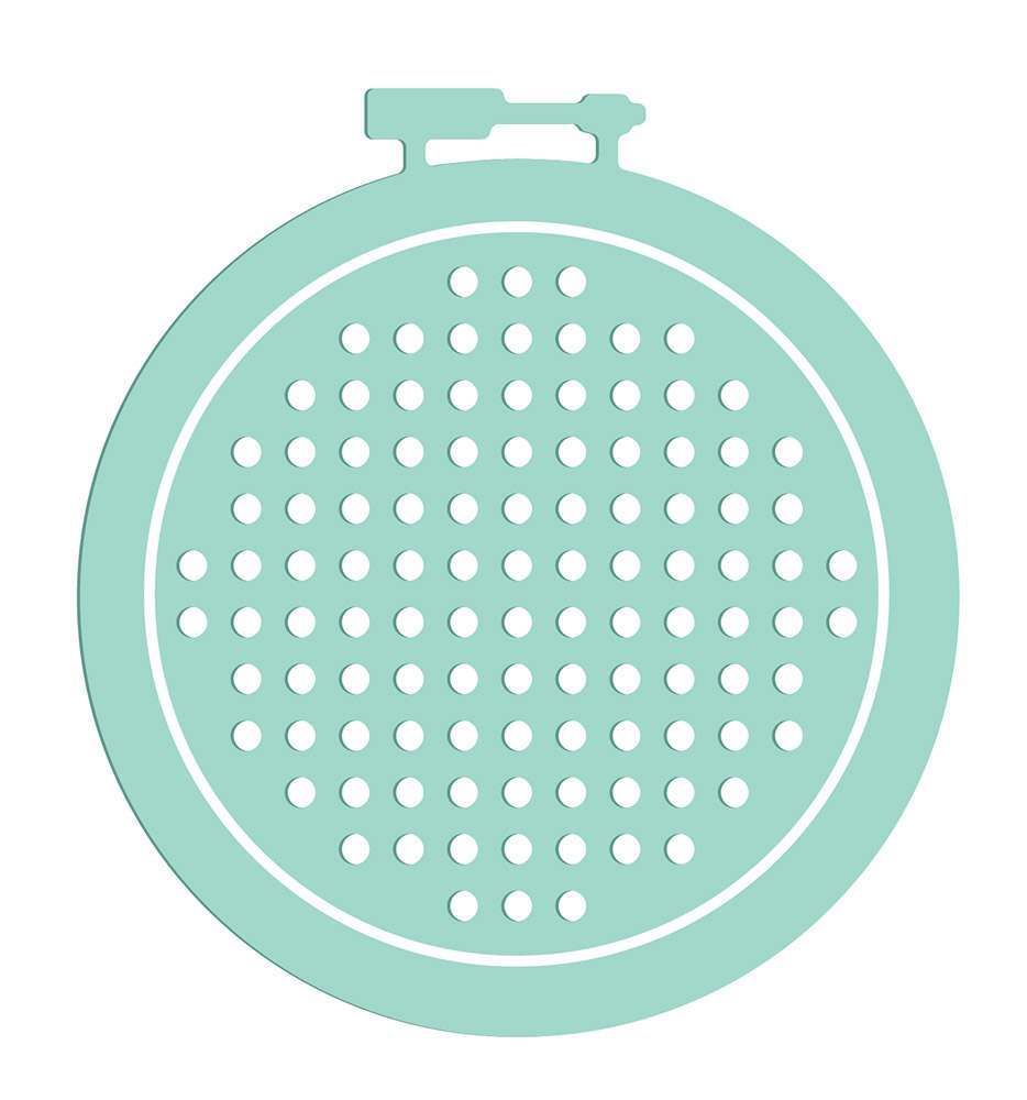 Sara Signature Sew Lovely Multi Media Die - Circle Cross Stitch Hoop