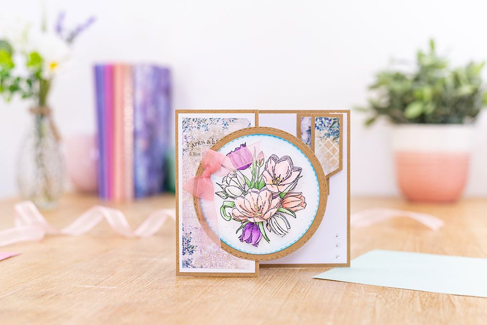 Crafters Companion Clear Acrylic Stamp - Spring is Here