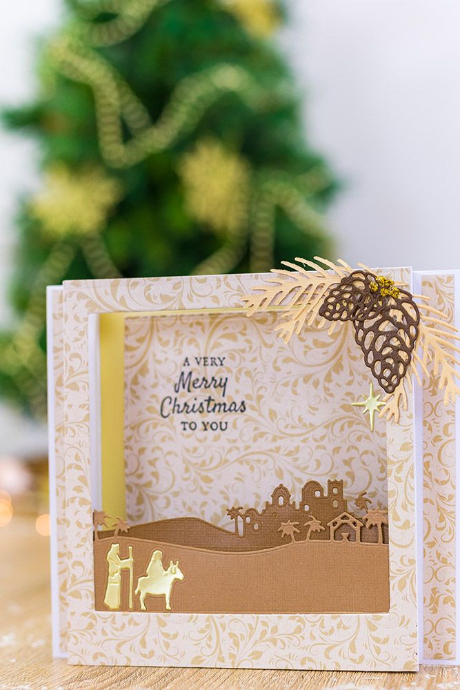 Gemini Christmas Double-Sided Layerable Edgeable Die - Bethlehem Skyline