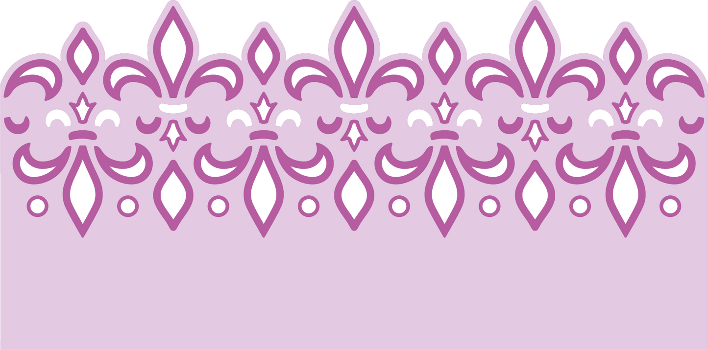 Gemini Double-Sided Die - Lily Border