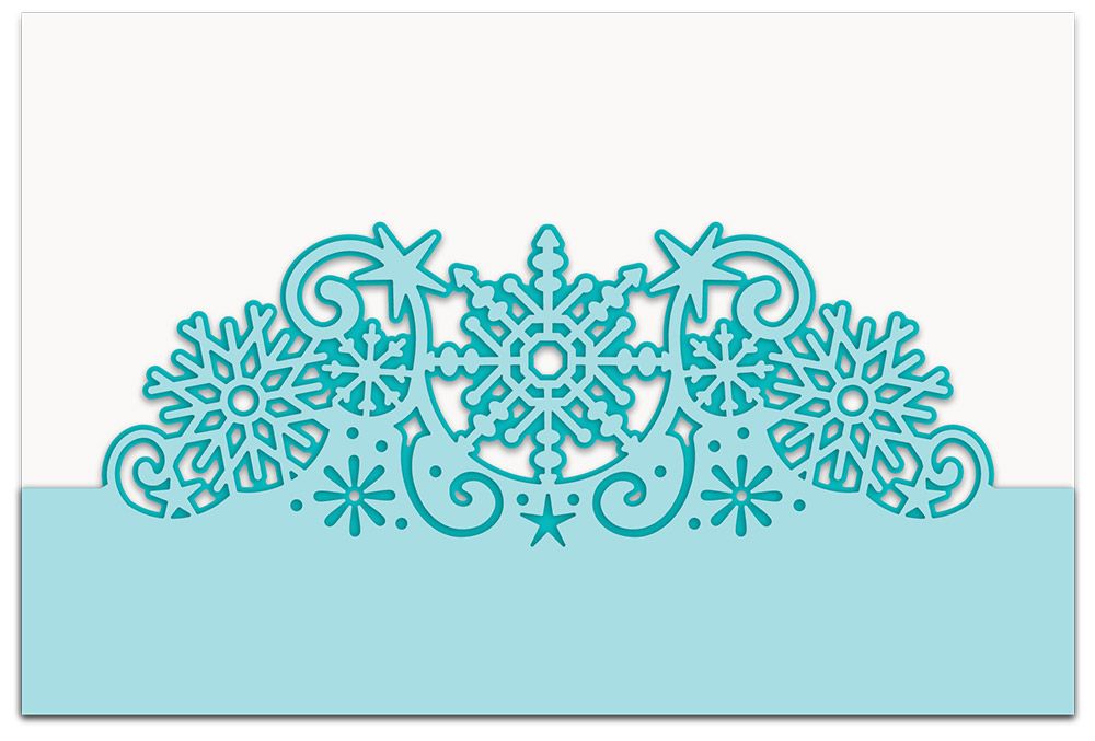 Gemini Christmas Double-Sided Layerable Edgeable Die - Snow Flurry