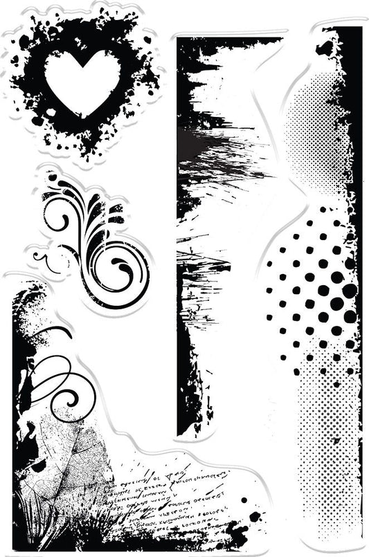 Sara Signature - Enchanted Dreams Acrylic Stamp - Whimsical Textures