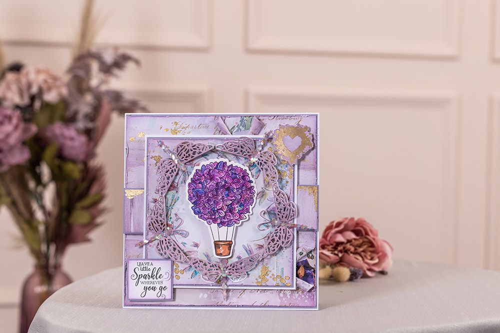 Sara Signature - Enchanted Dreams - Stencil - Abstract Splash