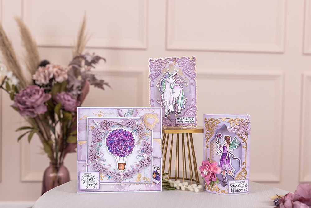 Sara Signature - Enchanted Dreams - Acrylic Stamp Set - Magical Sentiments