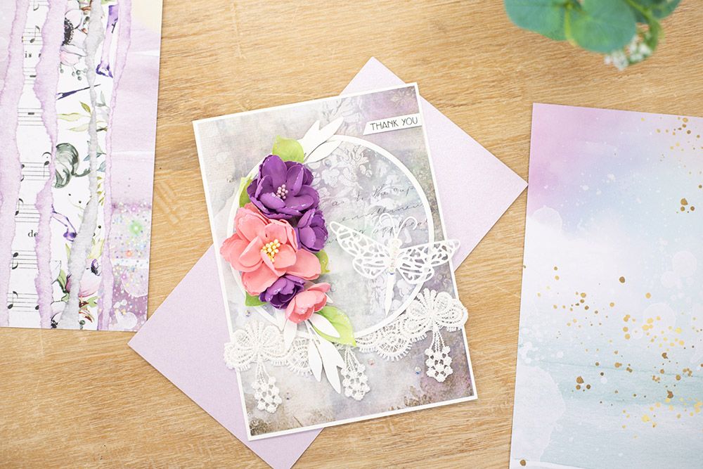 Sara Signature - Enchanted Dreams - Metal Die Set - Fluttering Fantasy