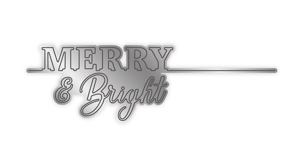 Sara Signature - Frosty and Bright - Merry & Bright Die Set