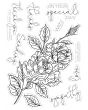 Crafters Companion Clear Acrylic Stamps - Classic Rose