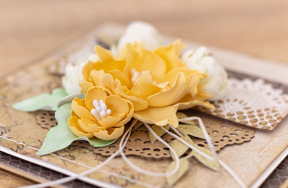 Gemini Elements Flower Forming Foam Die - Peony