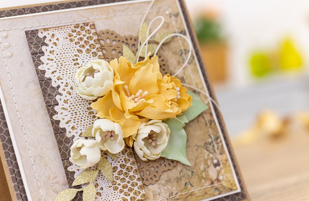 Gemini Elements Flower Forming Foam Die - Peony