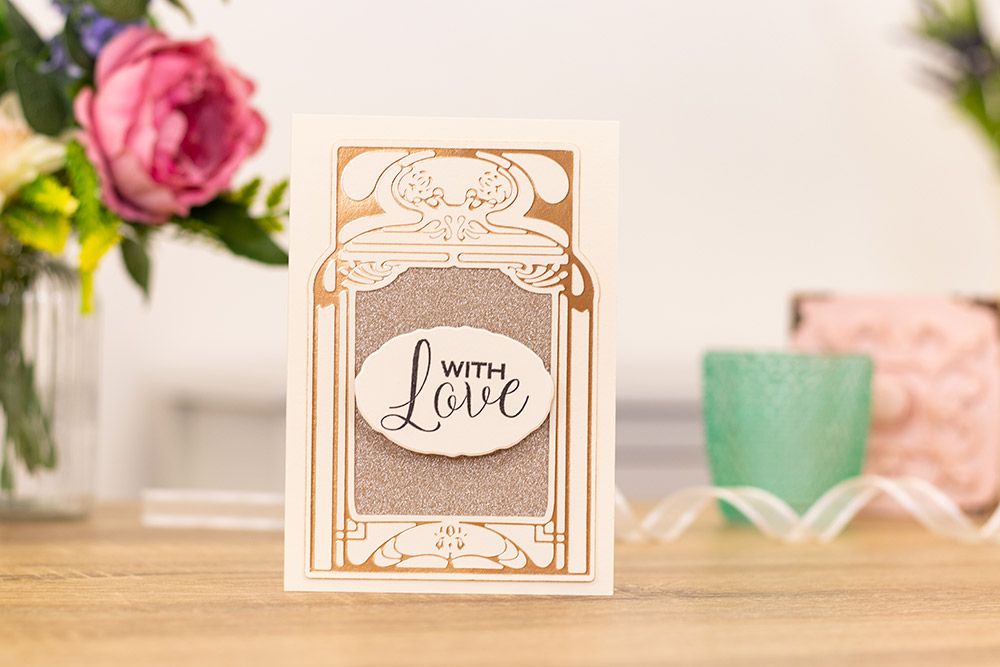 Gemini Foil Stamp N Cut Cie Create-A-Card -Art-Nouveau