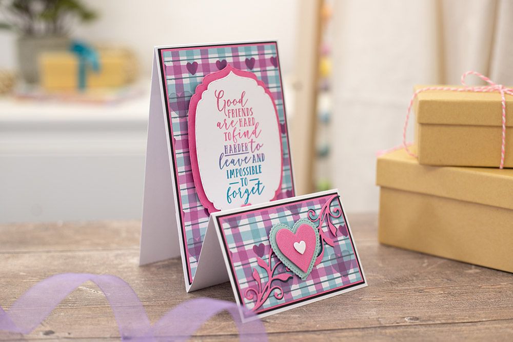 Crafters Companion Friends For Life Clear Acrylic Stamp - Impossible to forget