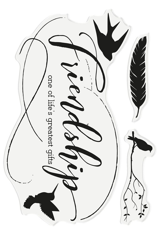 Sharon Callis - A6 Photopolymer Stamp - Friendship