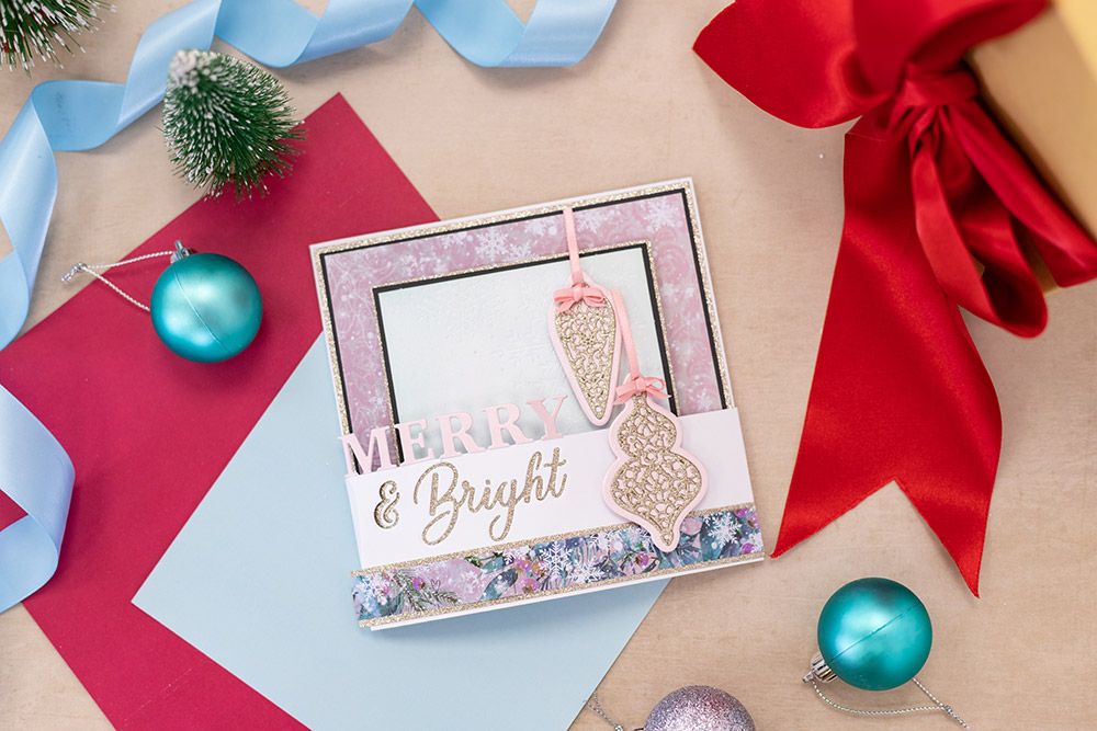 Sara Signature - Frosty and Bright - Luxury Foiled Card Pad