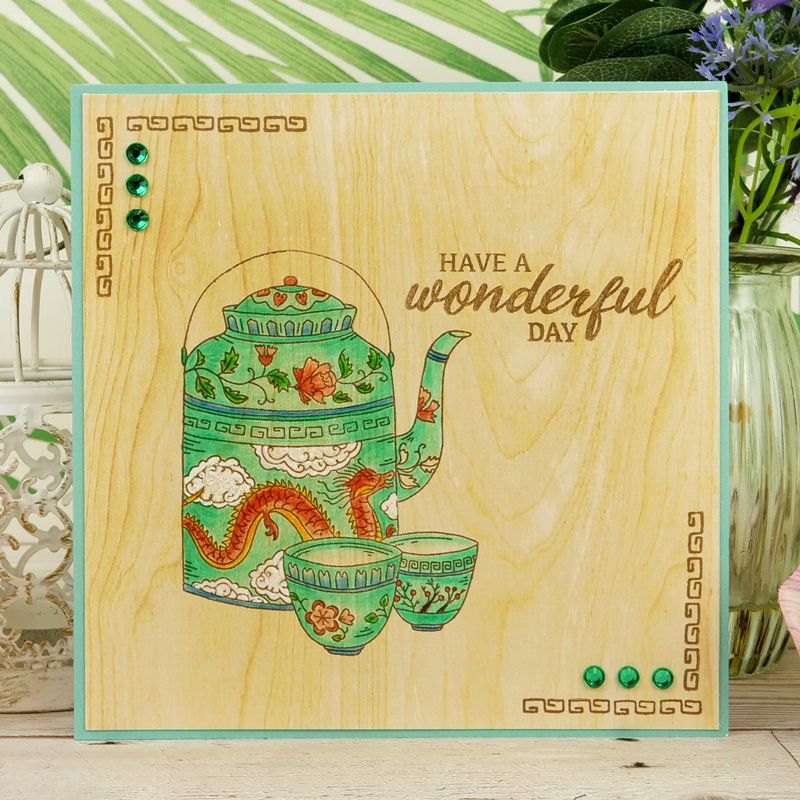 For the Love of Stamps - Tea for Two