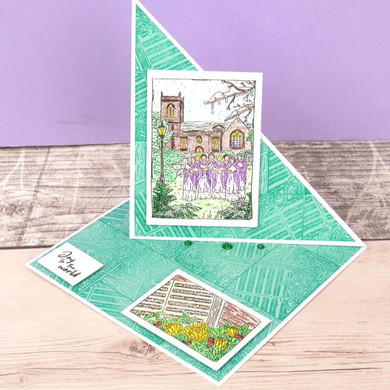 For the Love of Stamps - Church Choir A6 Stamp Set