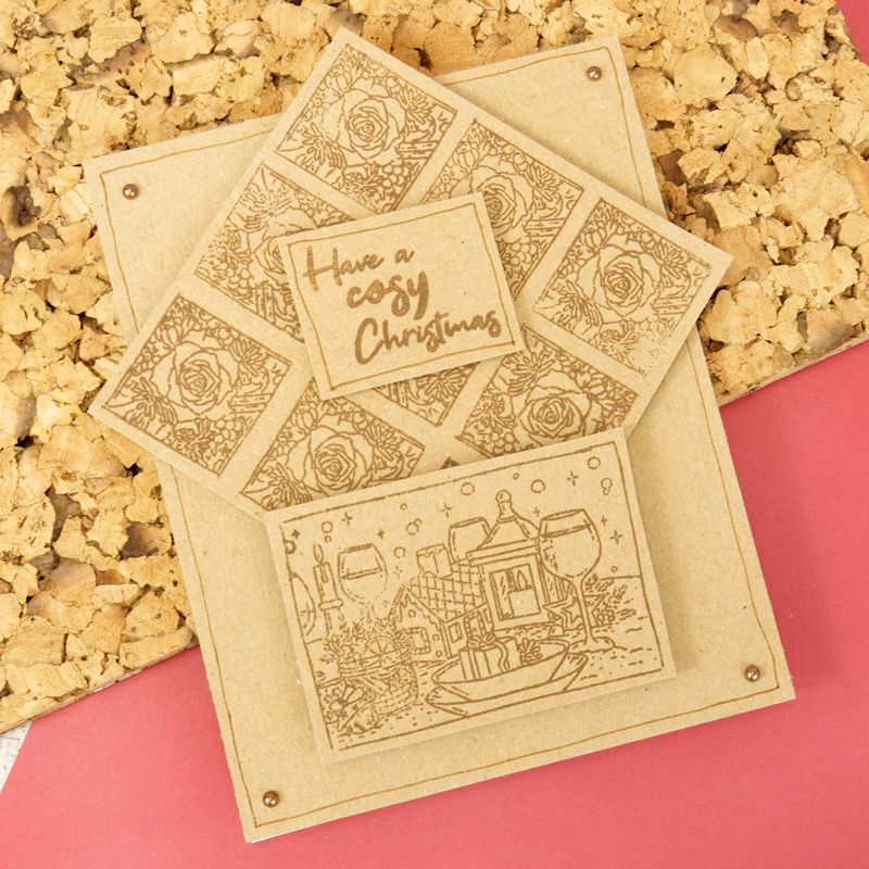 For the Love of Stamps - Cosy Fireplace A6 Stamp Set