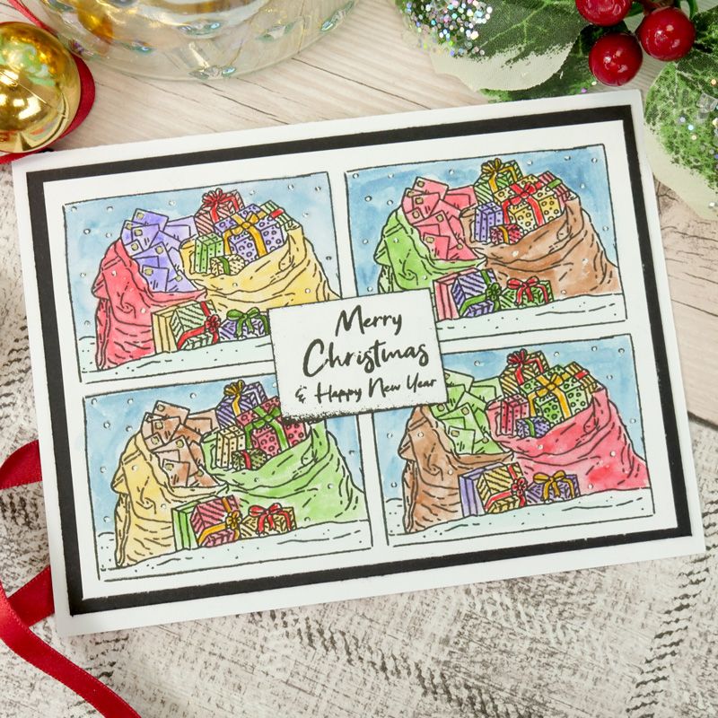 For the Love of Stamps - Santa Express A6 Stamp Set