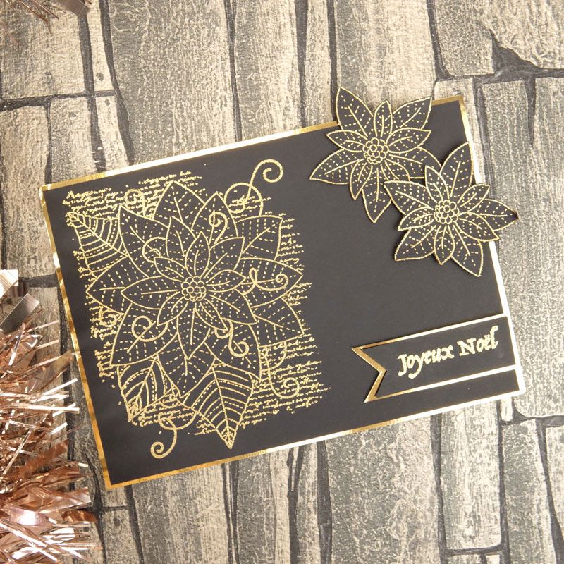 For the Love of Stamps - Perfect Poinsettia A6 Stamp Set