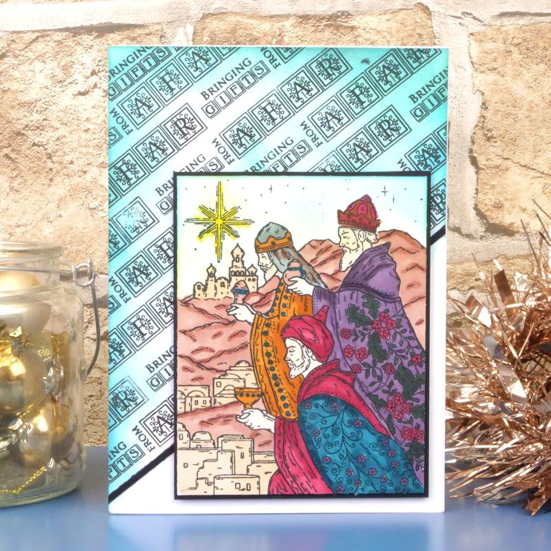 For the Love of Stamps - The Three Wise Men A6 Stamp Set