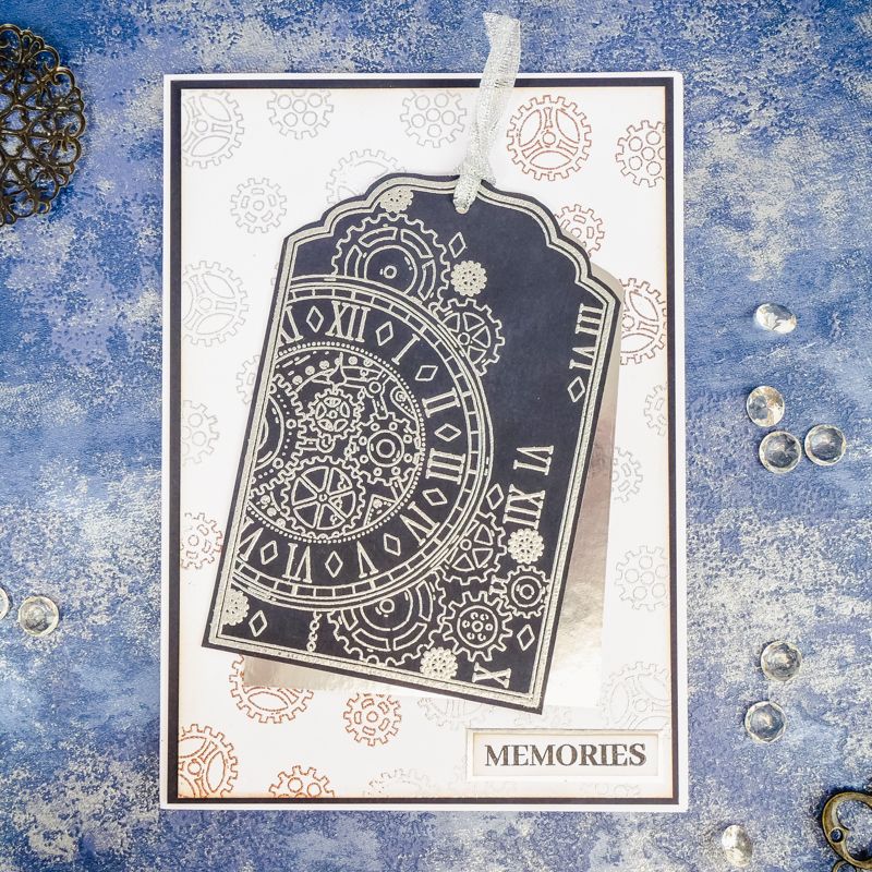 For the Love of Stamps - Clockwork Moments A6 Stamp Set