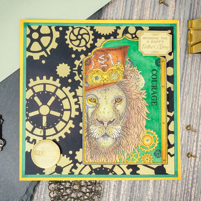 For the Love of Stamps - The Noble Lion A6 Stamp Set