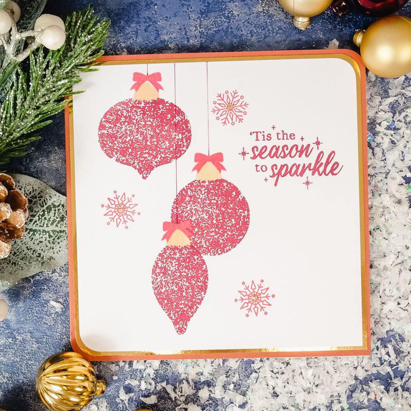For the Love of Stamps - Baubles & Snowflakes A5 Stamp Set
