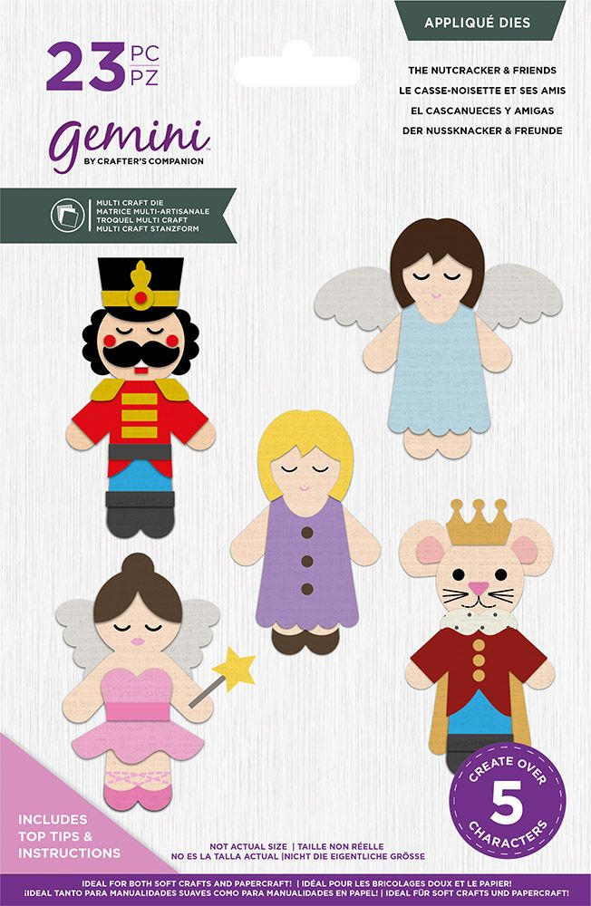 Gemini- Multi Craft Dies - Appliqué - The Nutcracker & Friends