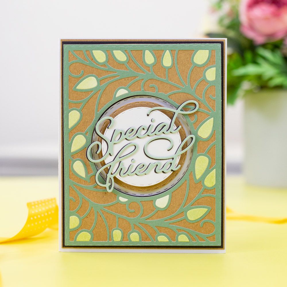 Gemini Simple Create a card Die - Timeless Foliage