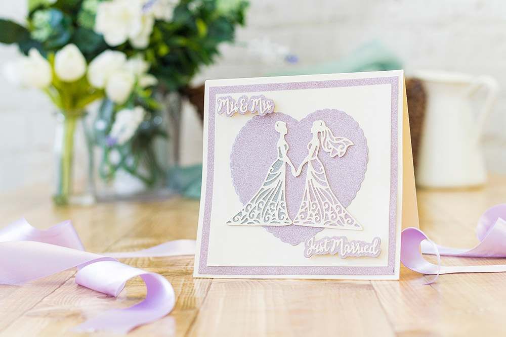 Gemini Expressions Metal Die - Just Married