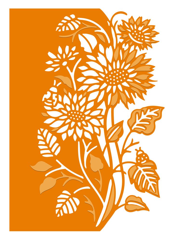 Gemini - Create a Card - Splendid Sunflowers