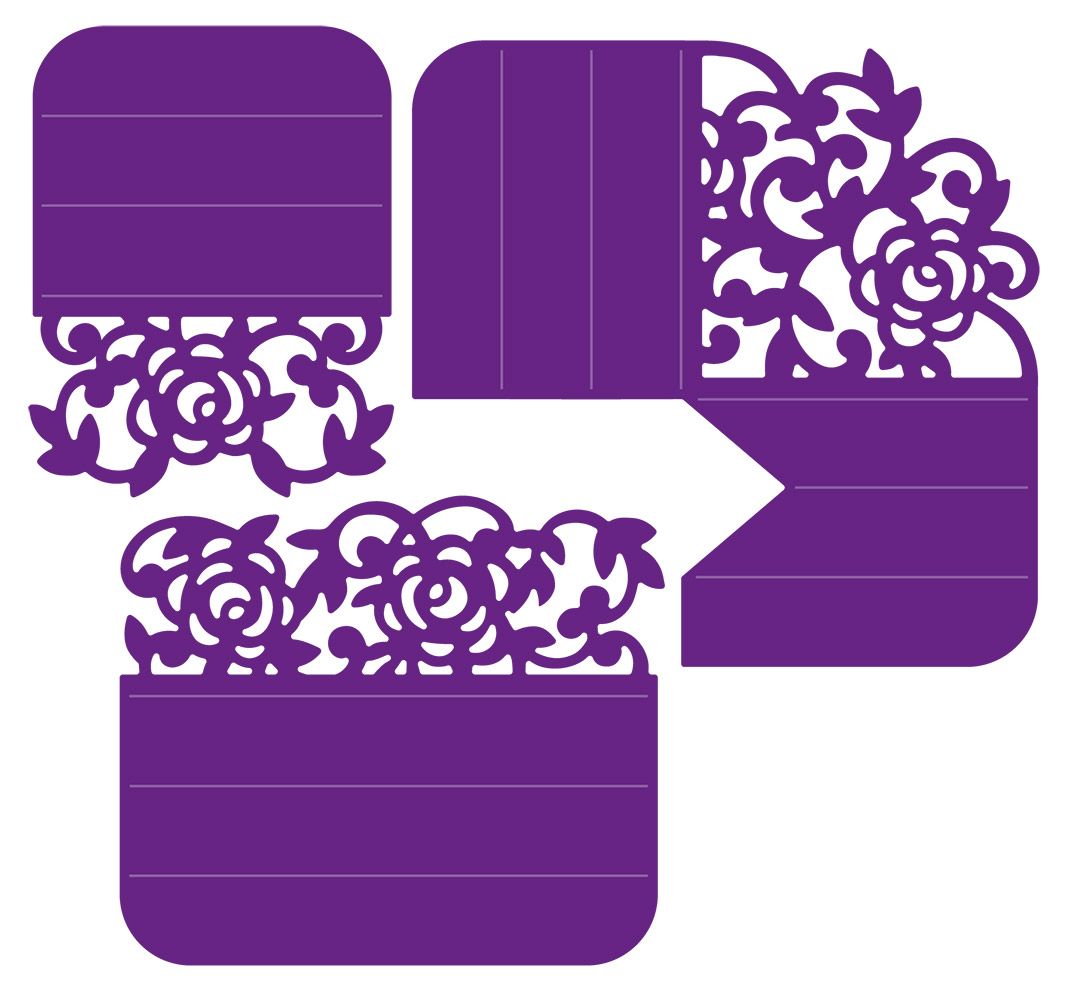 Gemini Dimensionals 3D Concertina Border Die Set - Vines