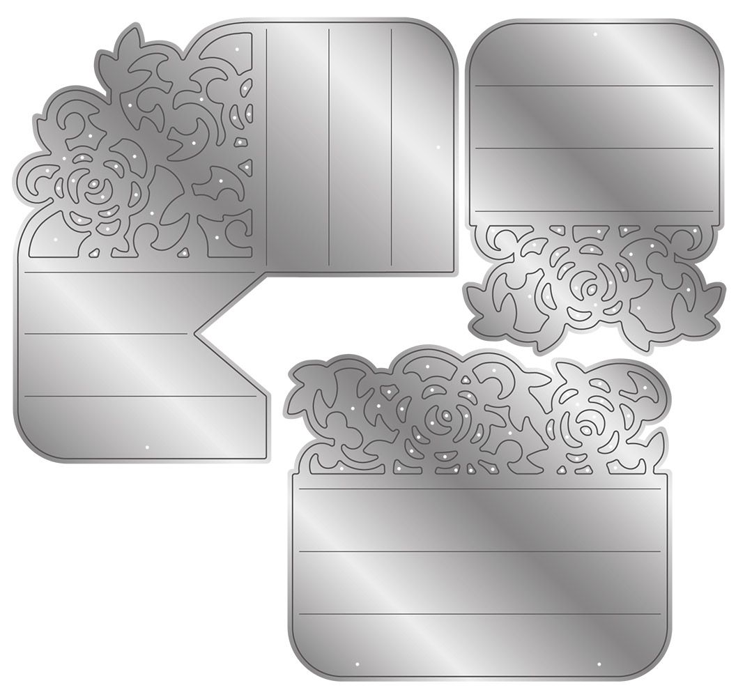 Gemini Dimensionals 3D Concertina Border Die Set - Vines