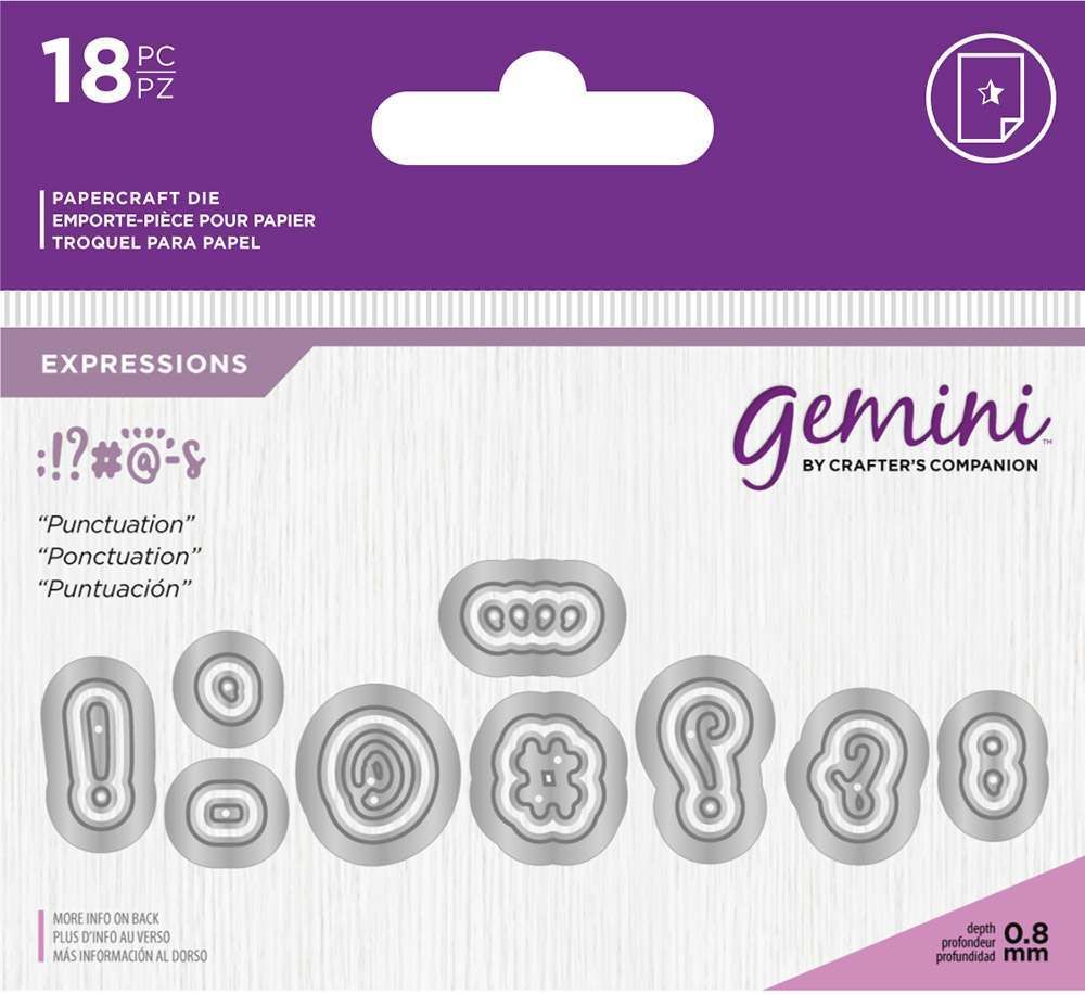 Gemini Expressions Metal Die - Punctuation