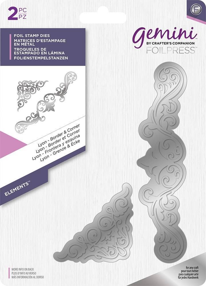 Gemini - Foil Stamp Die - Elements - Lyon - Border & Corner