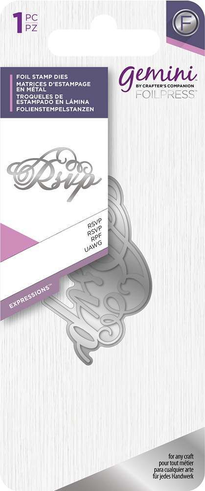 Gemini - Foil Stamp Word Die - RSVP
